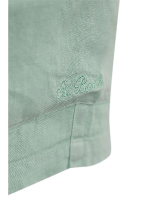 Bermuda Marseille in lino Salvia Mc2 Saint Barth | MARSEILLE00308H LINEN 53